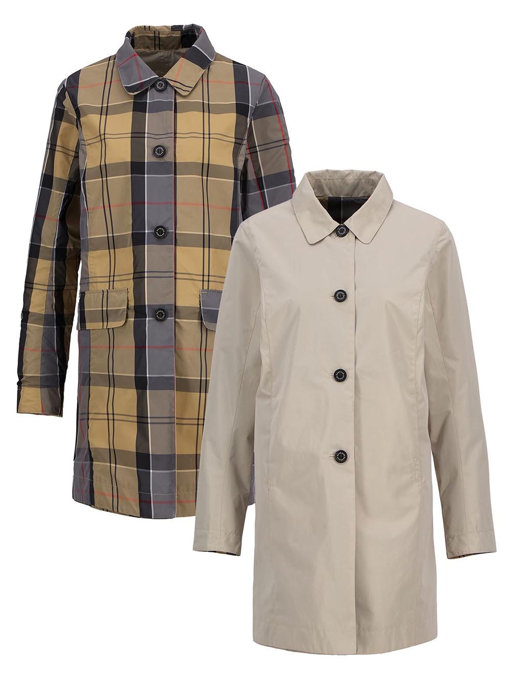 BABBITY SHOWERPROOF Barbour Impermeabile Donna Lsp0233 Beige