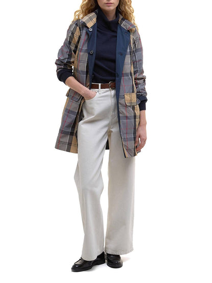 BABBITY SHOWERPROOF Barbour Impermeabile Donna Lsp0233 Blu