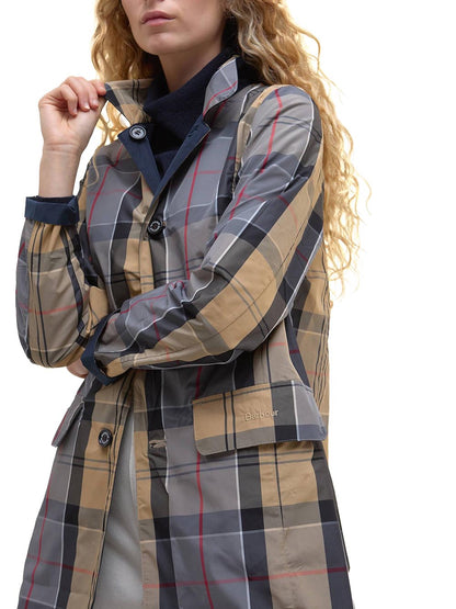 BABBITY SHOWERPROOF Barbour Impermeabile Donna Lsp0233 Blu