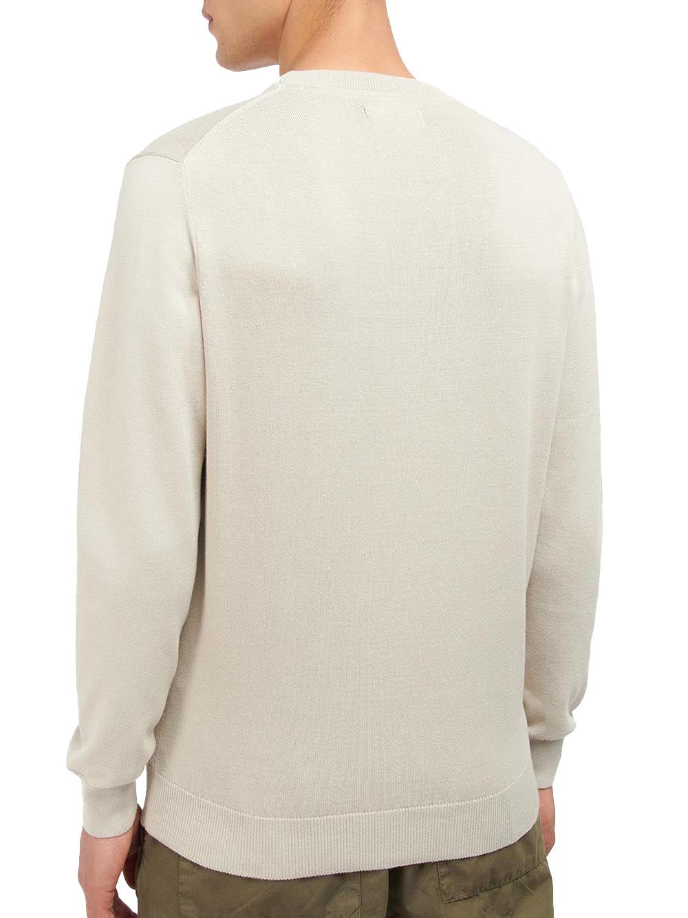 PIMA COTTON CREW Barbour Maglia Uomo Mkn0932 Beige