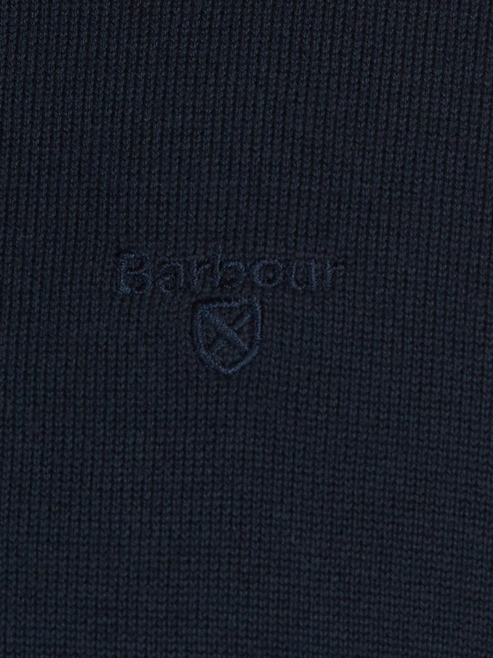 PIMA COTTON CREW Barbour Maglia Uomo Mkn0932 Blu