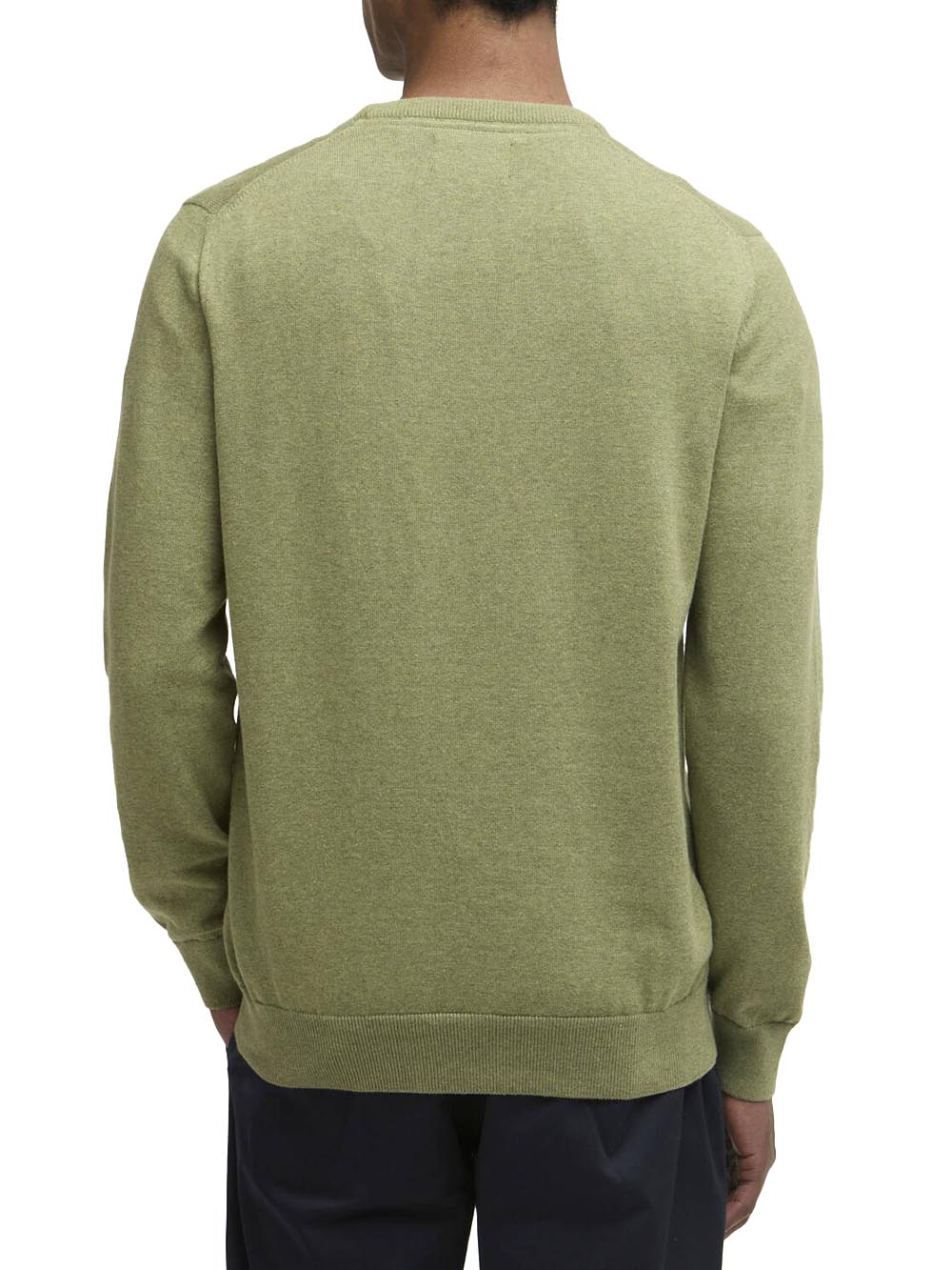 PIMA COTTON CREW Barbour Maglia Uomo Mkn0932 Verde