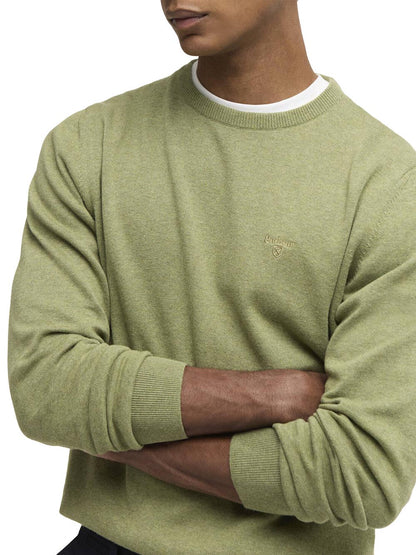 PIMA COTTON CREW Barbour Maglia Uomo Mkn0932 Verde