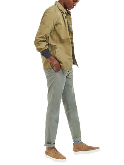 WASHED OVERSHIRT Barbour Camicia Uomo Mos0281 Verde