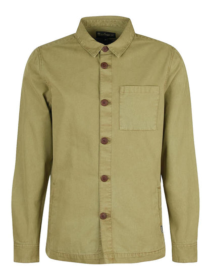 WASHED OVERSHIRT Barbour Camicia Uomo Mos0281 Verde