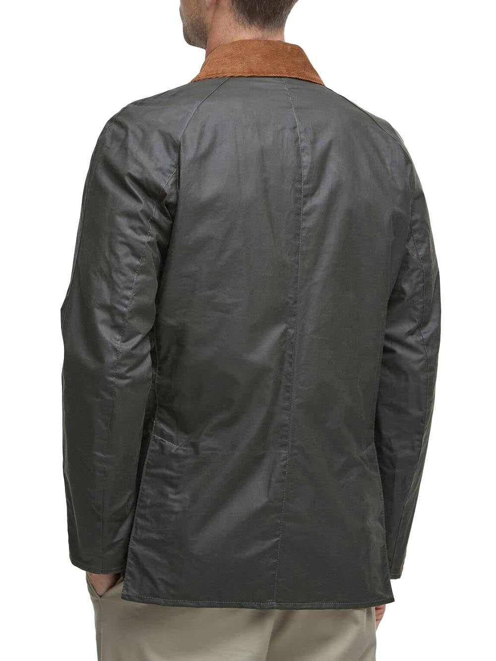 LIGHTWEIGHT ASHBY WAX Barbour Giubbino Uomo Mwx1377 Verde oliva