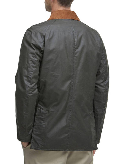 LIGHTWEIGHT ASHBY WAX Barbour Giubbino Uomo Mwx1377 Verde oliva