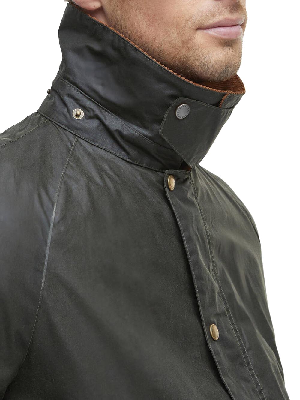 LIGHTWEIGHT ASHBY WAX Barbour Giubbino Uomo Mwx1377 Verde oliva