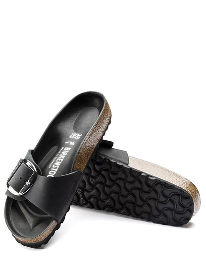 madrid big buckle Birkenstock Ciabatta Donna 1006523 Black