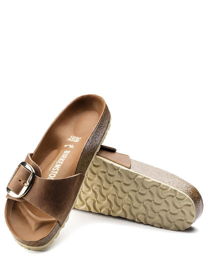 madrid big buckle Birkenstock Ciabatta Donna 1006525 Cognac