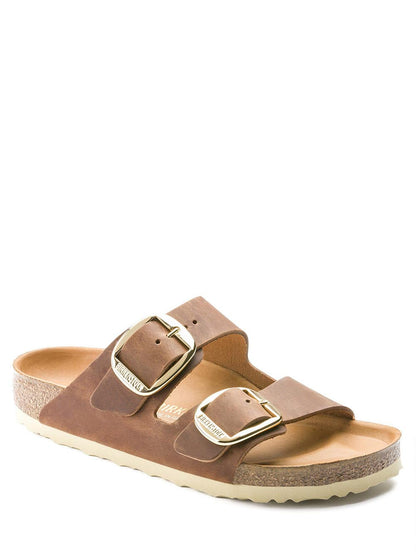 arizona big buckle Birkenstock Ciabatta Donna 1011073 Cognac