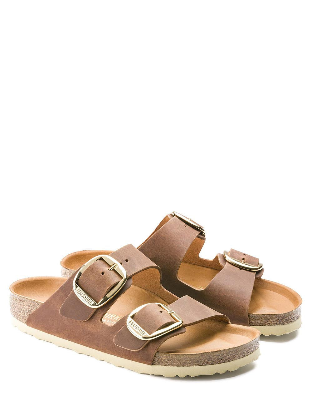 arizona big buckle Birkenstock Ciabatta Donna 1011073 Cognac
