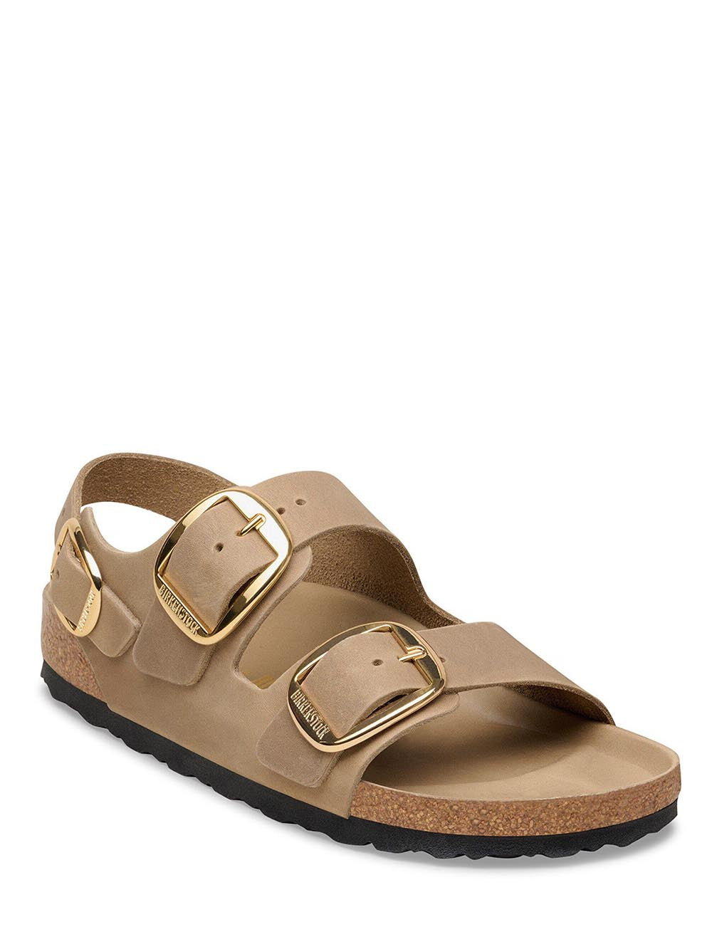 milano big buckle Birkenstock Ciabatta Donna 1031782 Tabacco brown