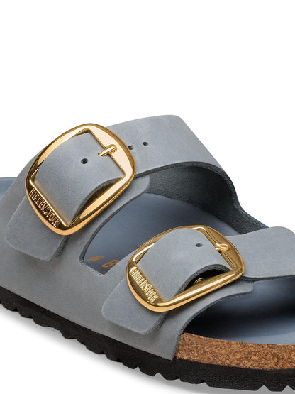 arizona big buckle Birkenstock Ciabatta Donna 1032071 Grigio