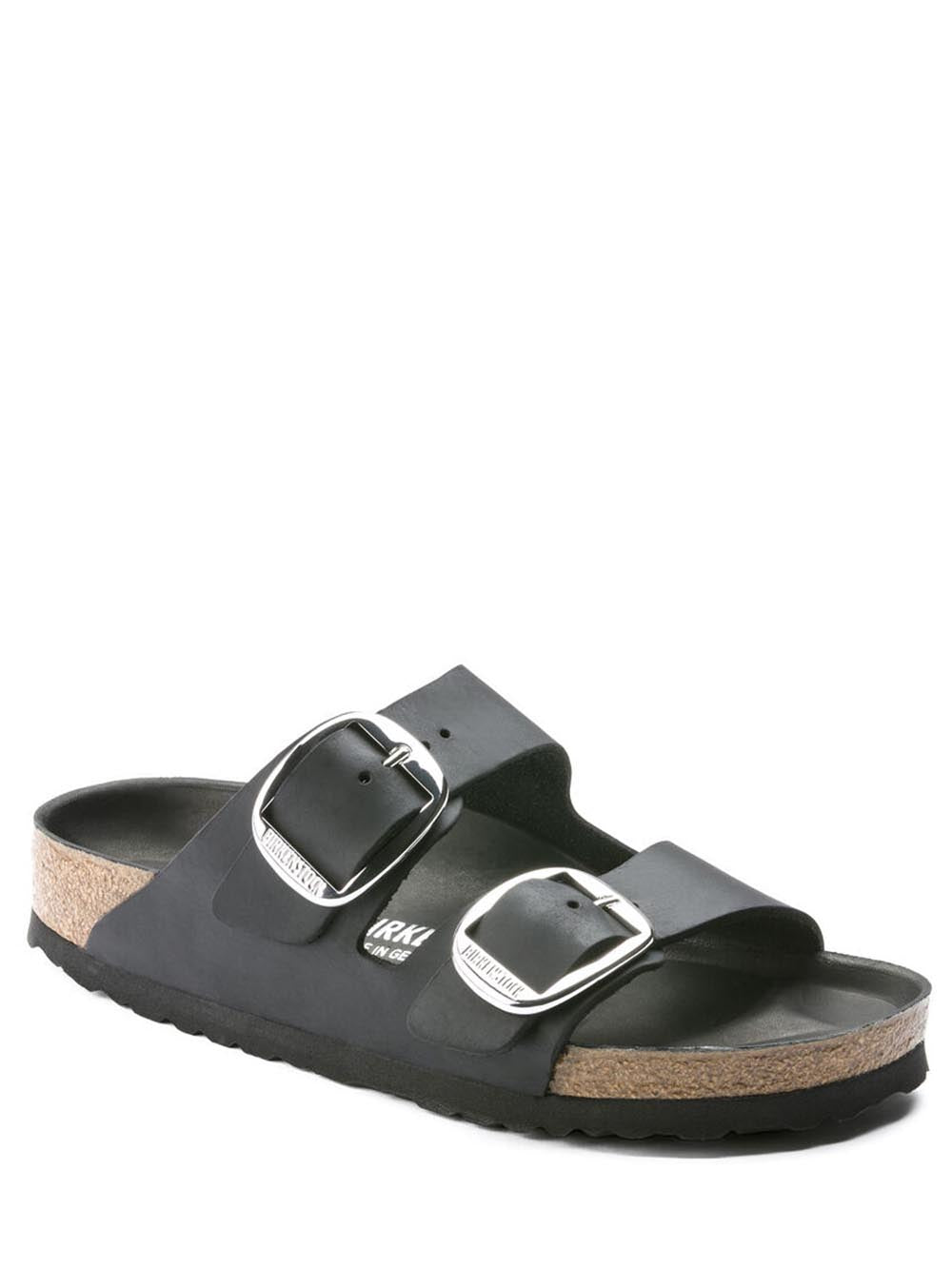 arizona big buckle Birkenstock Ciabatta Donna 1011075 Nero
