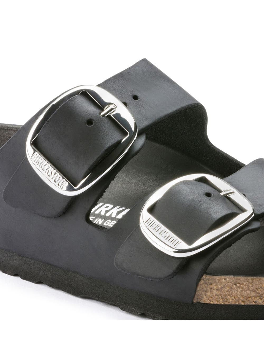 arizona big buckle Birkenstock Ciabatta Donna 1011075 Nero
