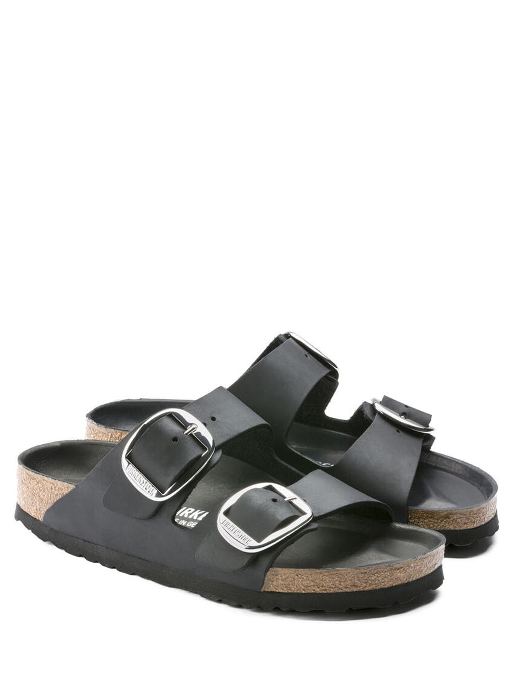 arizona big buckle Birkenstock Ciabatta Donna 1011075 Nero