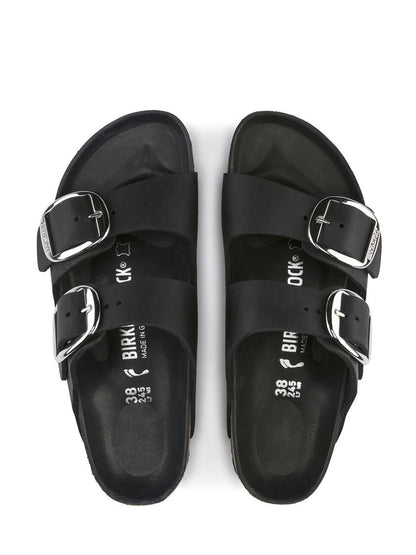 arizona big buckle Birkenstock Ciabatta Donna 1011075 Nero