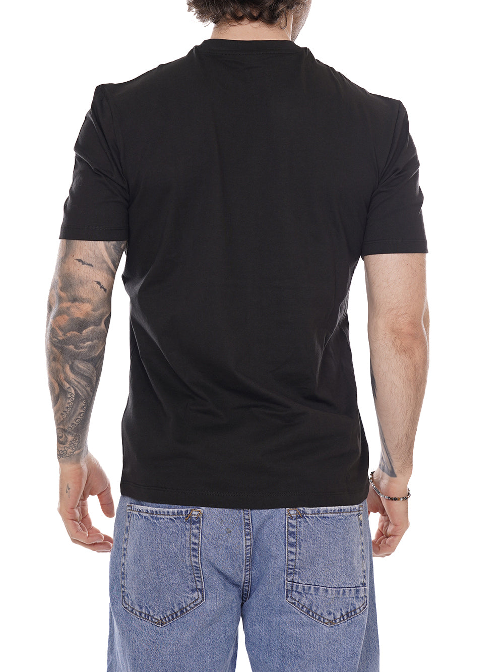 BOURN Blauer T-shirt Uomo 26sbluh02287 007480 Nero