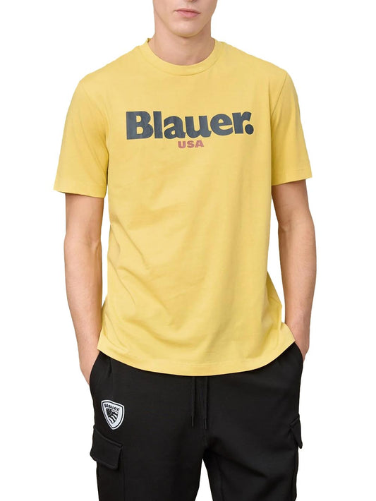 ERNST Blauer T-shirt Uomo 26sbluh02299 007439 Giallo
