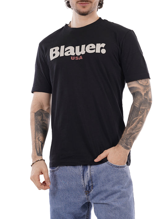 ERNST Blauer T-shirt Uomo 26sbluh02299 007439 Nero