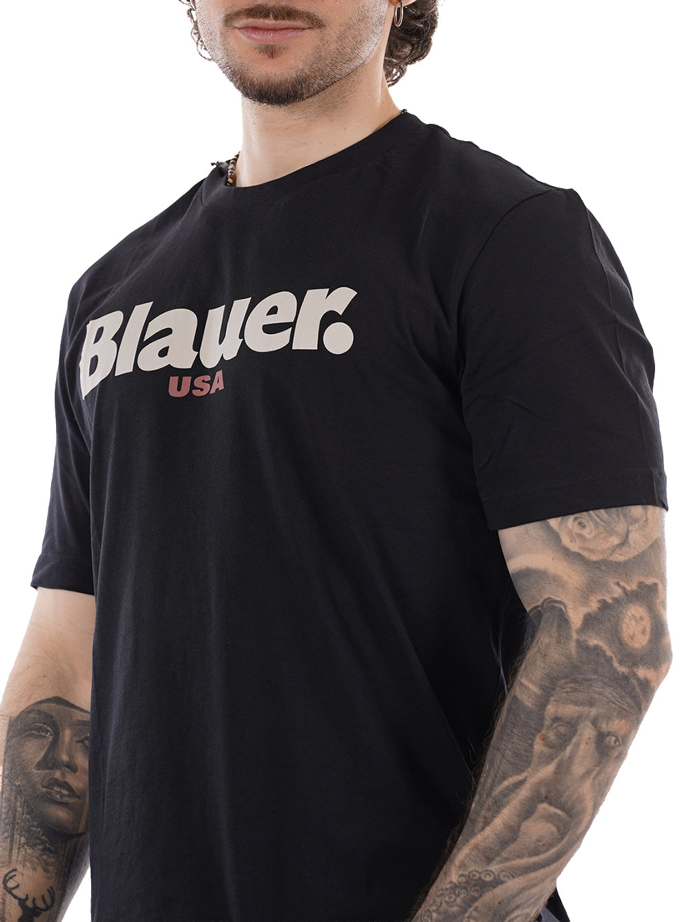 ERNST Blauer T-shirt Uomo 26sbluh02299 007439 Nero