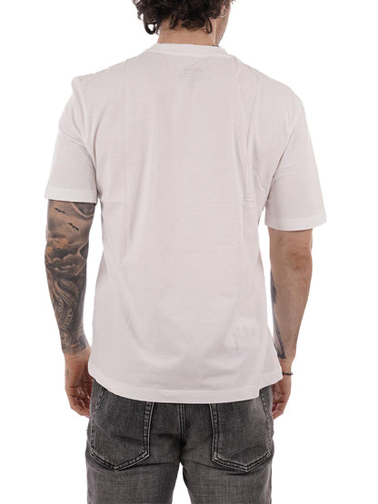 EUTAW Blauer T-shirt Uomo 26sbluh02302 007439 Bianco