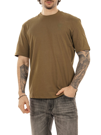 EUTAW Blauer T-shirt Uomo 26sbluh02302 007439 Verde militare