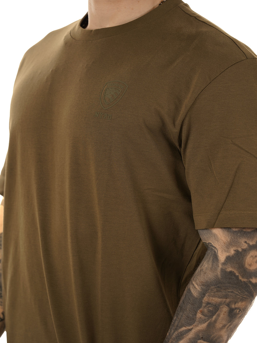 EUTAW Blauer T-shirt Uomo 26sbluh02302 007439 Verde militare