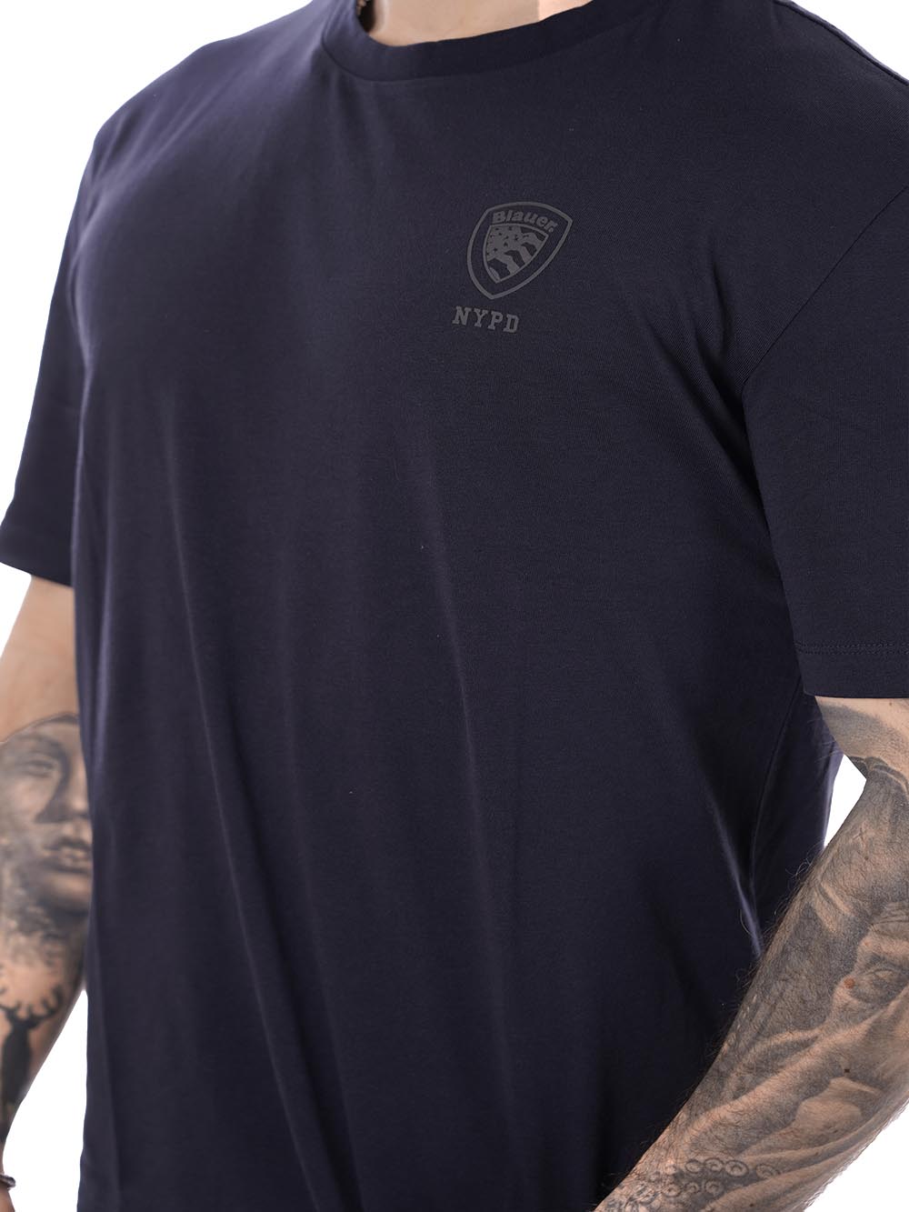 EUTAW Blauer T-shirt Uomo 26sbluh02302 007439 Blu