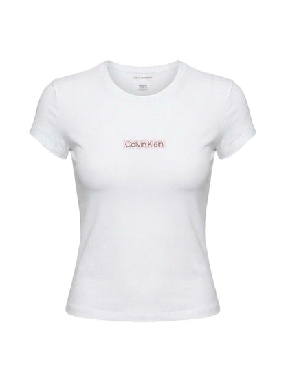 Calvin Klein Jeans T-shirt Donna Lv047f842g Bianco