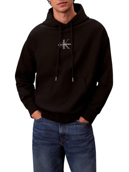 Calvin Klein Jeans Felpa Uomo Lv04rc281g Nero