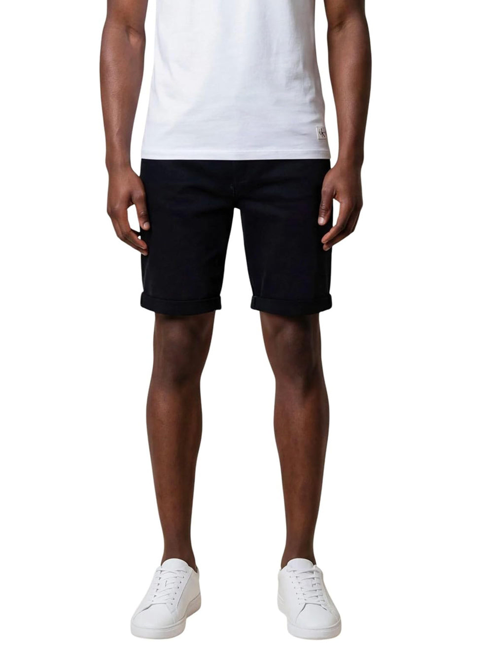 slim ck essential bl Calvin Klein Jeans Bermuda Uomo Lv04rf921g Nero
