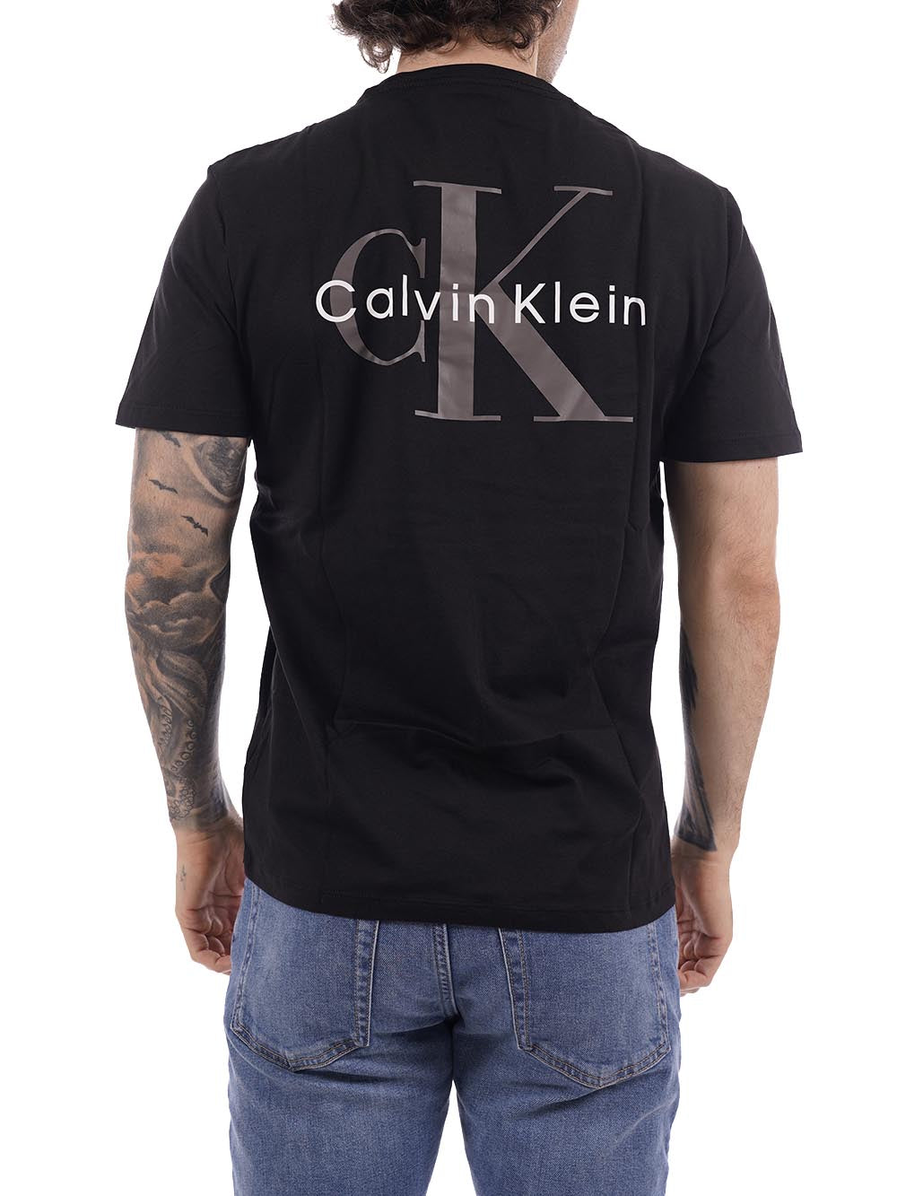 ss 30s classic back Calvin Klein Jeans T-shirt Uomo Lv14rf852g Nero