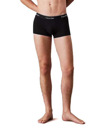 low rise trunk 3pk Calvin Klein Boxer Uomo Lv00nb4389 Nero