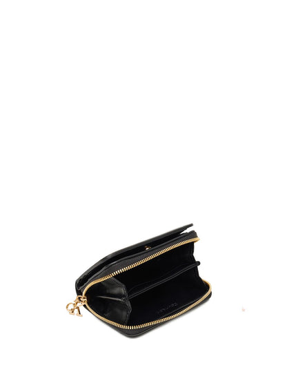 medium flap zip around Calvin Klein Portafogli Donna Lv04f1075g Nero