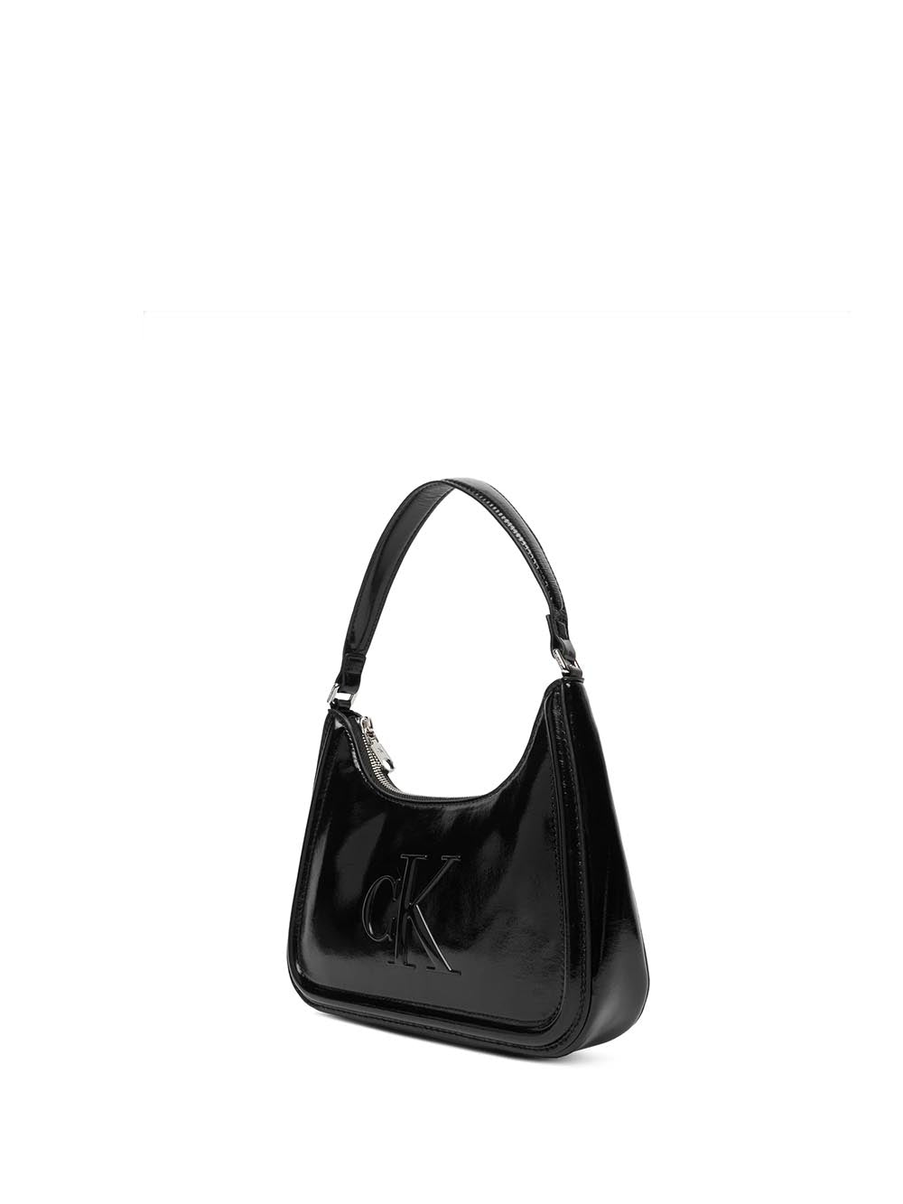 bold ck metallic shoulder bag Calvin Klein Borsa a Spalla Donna Lv04f3332g Nero