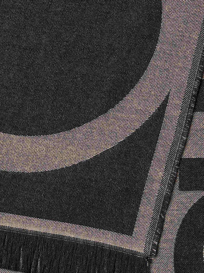 oversized logo lw jacquard sto Calvin Klein Foulard Donna Lv04f8066g Nero