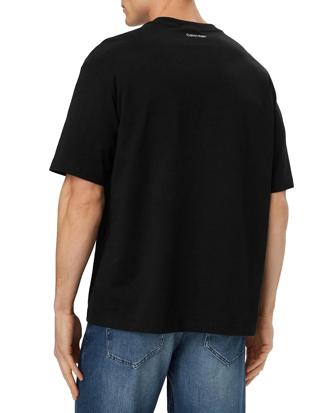 16s april graphic se Calvin Klein Jeans T-shirt Uomo Lv04re827g Nero