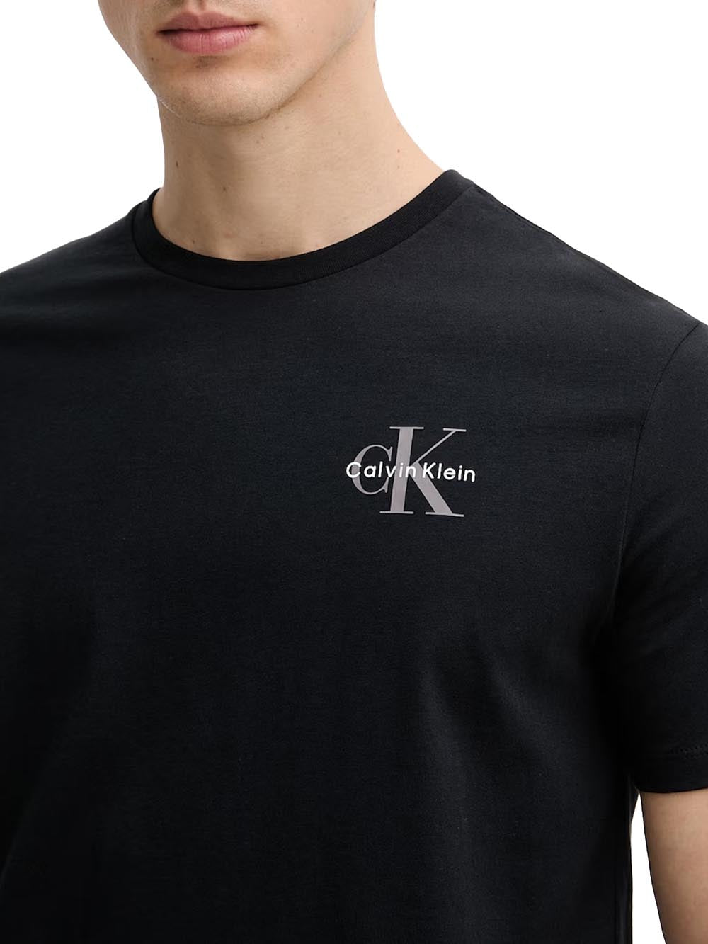 ss 30s clssc micro Calvin Klein Jeans T-shirt Uomo Lv04rf278g Nero