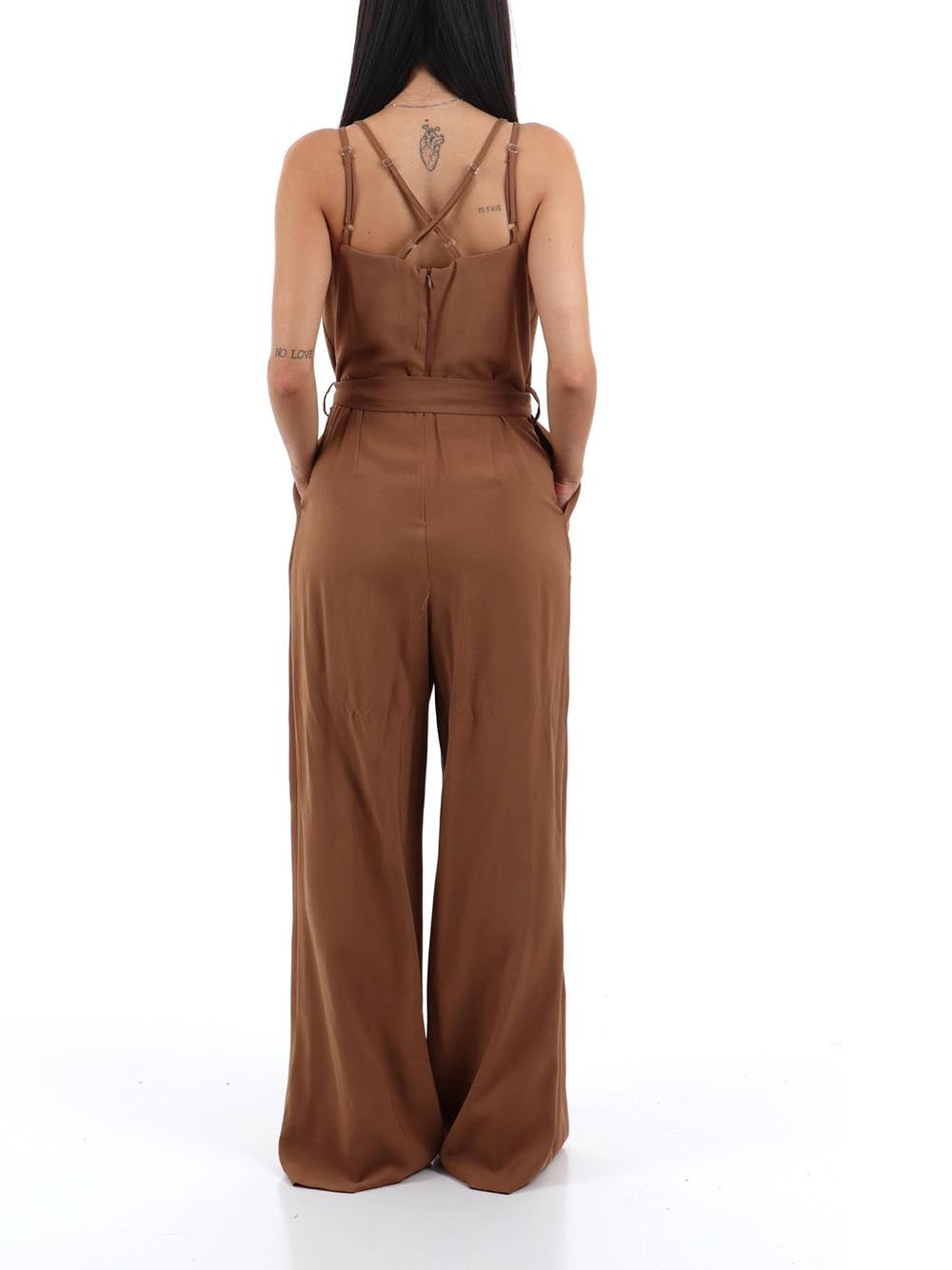 CHORAL Salopette Donna Pe26193 Cammello