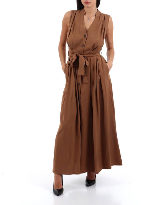 CHORAL Abito Donna Pe26211 Cammello