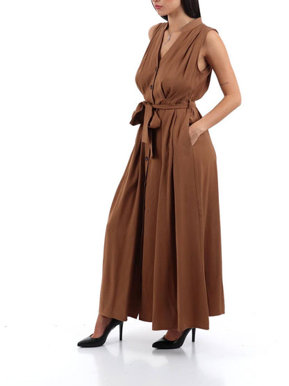 CHORAL Abito Donna Pe26211 Cammello