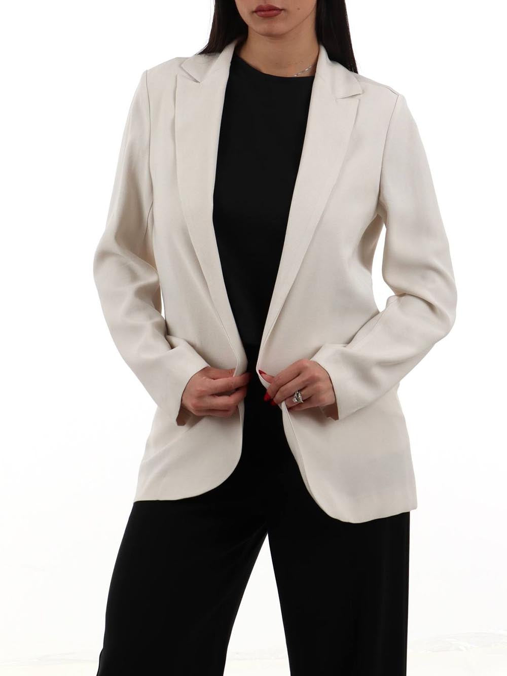 CHORAL Giacca Donna Pe26234 Panna
