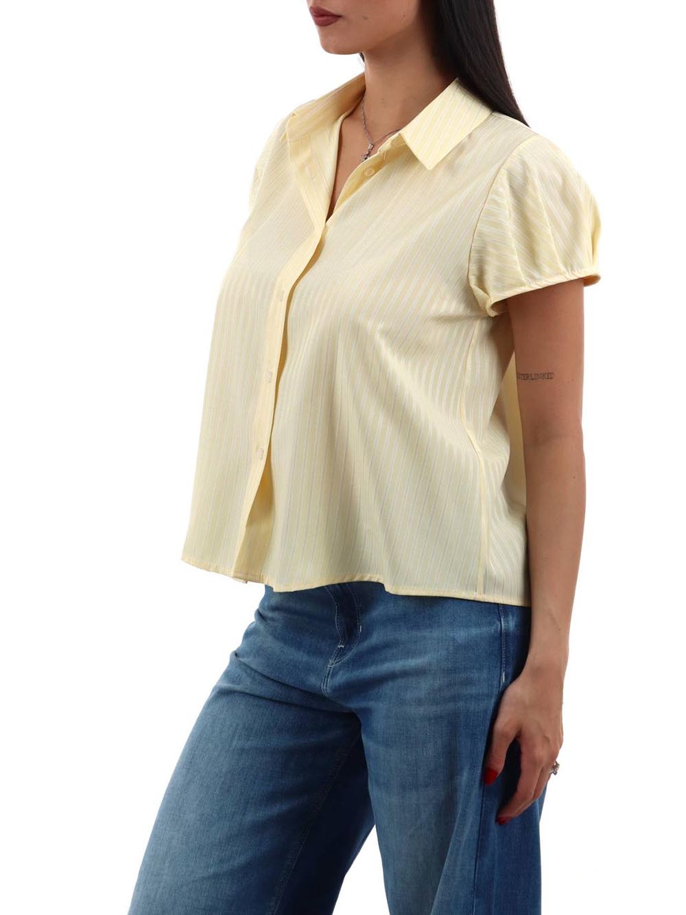 CHORAL Camicia Donna Pe26255 Giallo