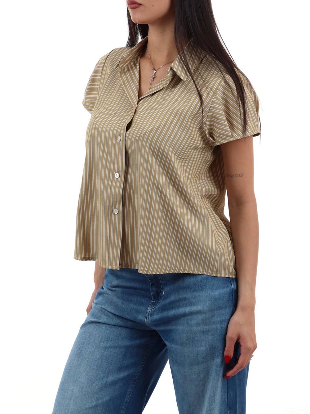 CHORAL Camicia Donna Pe26255 Verde