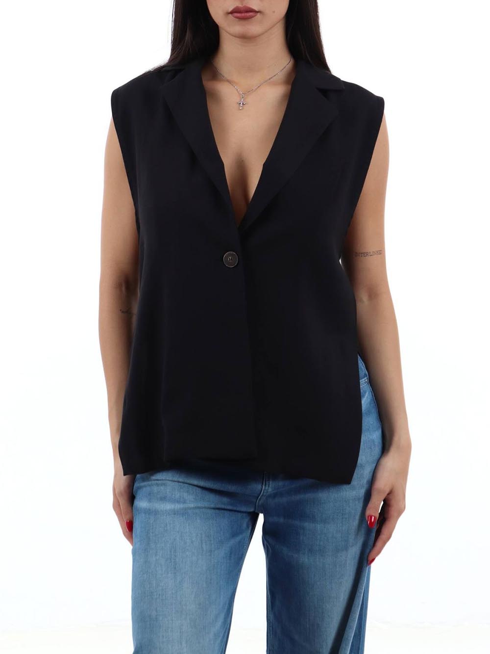 CHORAL Gilet Donna Pe26285 Nero