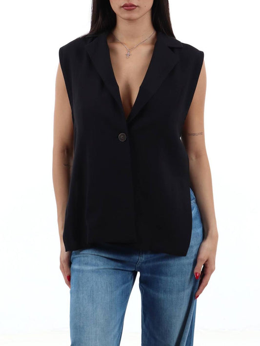 CHORAL Gilet Donna Pe26285 Nero