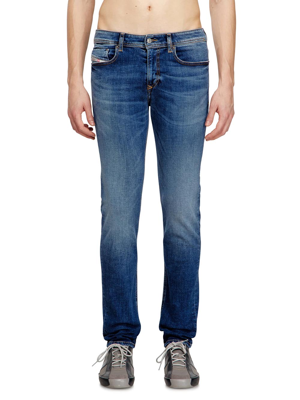 Diesel Jeans Uomo A03595 Blu medio