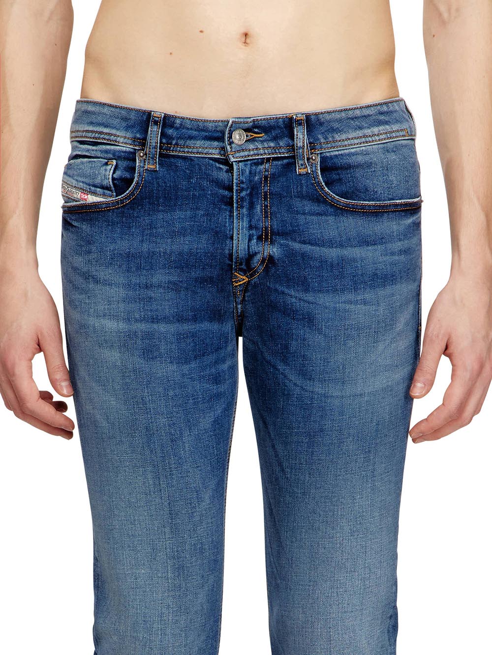 Diesel Jeans Uomo A03595 Blu medio